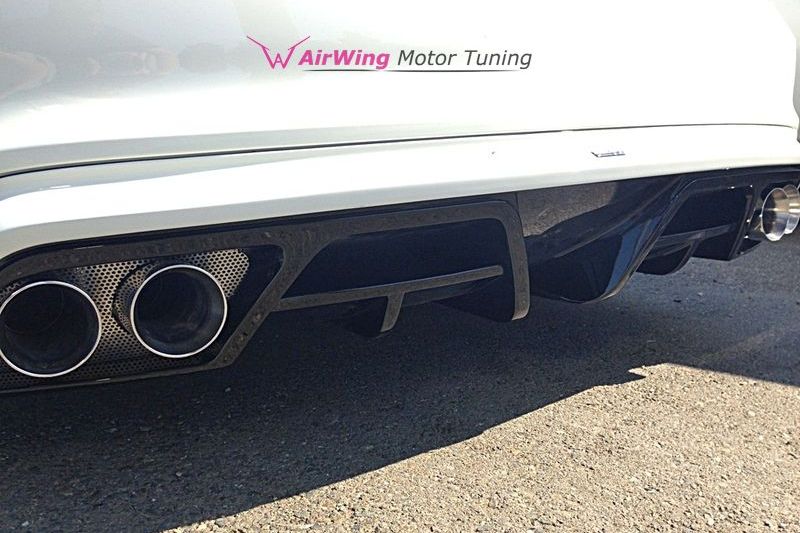 Benz W117 CLA - PIECHA Carbon rear diffuser 02